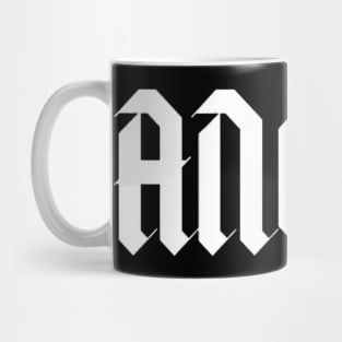 Angel Typography Mug